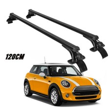 For Mini Cooper S R52 R53 R56 Aluminum Roof Rack Cross Bar Luggage Carrier Black