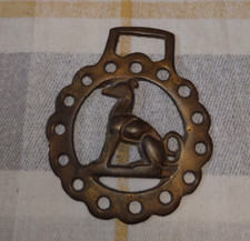 Whippet/Greyhound Racing Dog Horse Brass