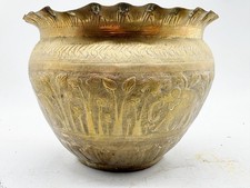 ANTIQUE ENGRAVED BRASS