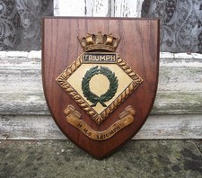 Vintage Royal Navy HMS TRIUMPH