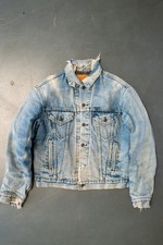 Vintage Levi's Checked Blanket Lined Denim Jacket - XL