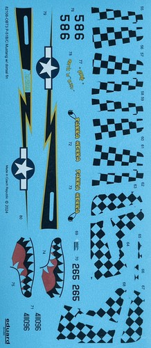 Decals 51b c - :, p-51b/c