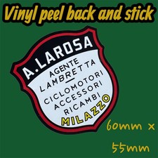 A Larosa dealer vinyl sticker