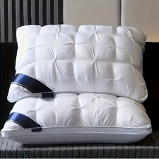 2 Luxury Hotel Quality Pillow Deep Sleep Neck Support Non-Collapse Core Pillows