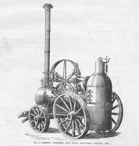Hornsby sons portable engine - &,
