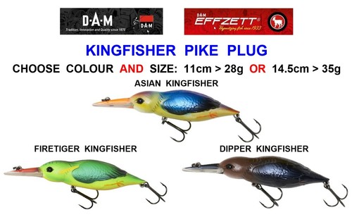 Dam effzett kingfisher - kingfisher, pike