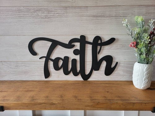 Faith metal sign - |,