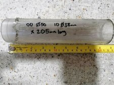 Clear perspex tube bar ends off cuts Lathe Myford Warco Bridgeport