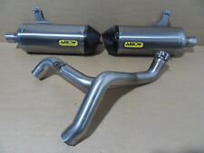 Triumph Speed Triple 1050 R/S ARROW Race exhaust cans & link pipe 2017 to 2020