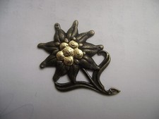 WW2 German Edelweiss Cap badge