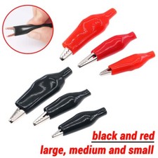 Insulated Crocodile Clips 5A