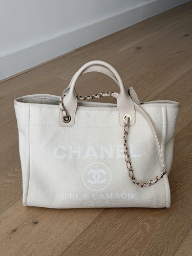 Chanel deauville tote medium - deauville,