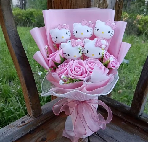 Hello kitty roses - bouquet, cute
