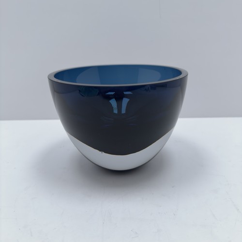 Vintage handblown glass bowl - handblown,