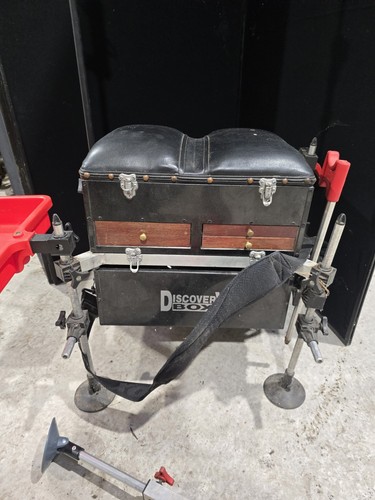 Used match fishing seat box - used,