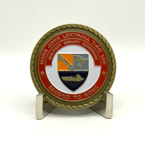 Challenge coin usns john - challenge,
