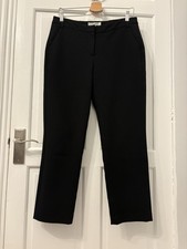 LK Bennett Evie Black Tailored Trousers Size 12
