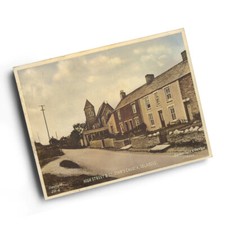 A6 PRINT - Vintage Cornwall - High Street & St. John's Church, Delabole (b)