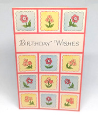 Vintage 1950's UNUSED Floral