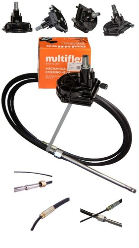 8ft boat steering - 8ft, cable