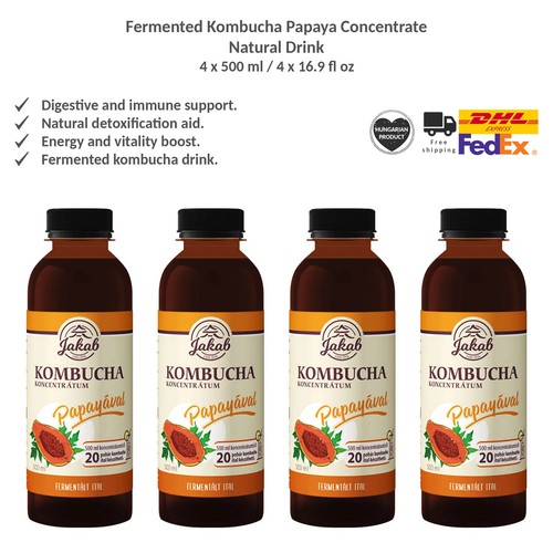 Fermented kombucha papaya - kombucha,