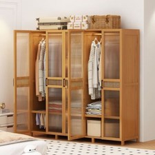 Bamboo 2/3 Doors Wardrobe for