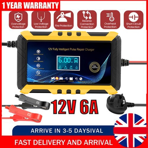 12v car battery - 6a,