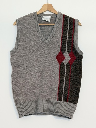 Vintage bhs 90s grey - vintage, argyle