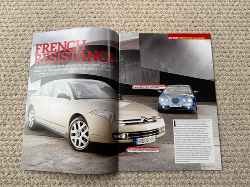 Citroen road test print - citroen, re-print