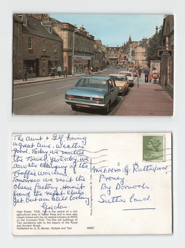 Postcard high street - high, tain