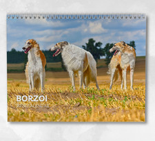 Borzoi Calendar 2026: Monthly
