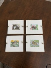 Sharon Jervis Miniature Framed Art Print Set x4