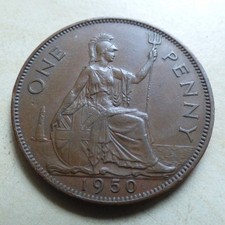 George VI Penny 1950 Nice