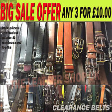 MENS LEATHER BELTS CLEARANCE