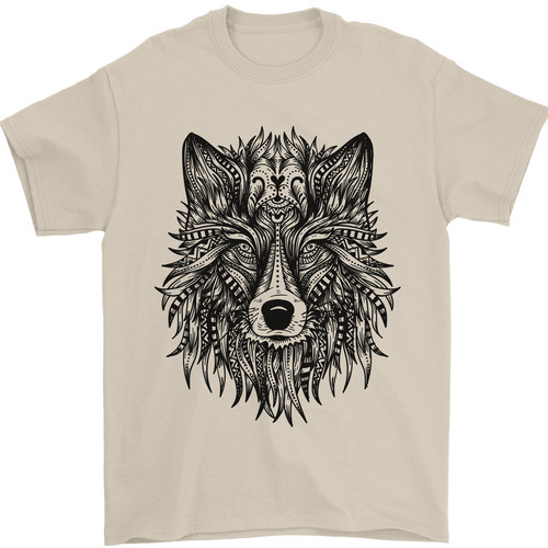 Mandala tribal wolf tattoo - tribal,