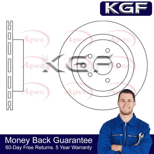 Kgf rear brake disc - 1x,