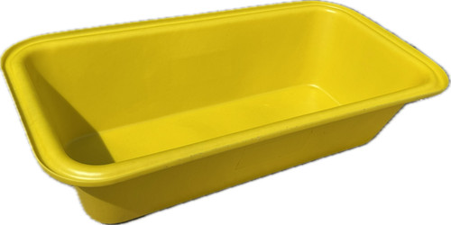 Large yellow dog bath - yellow,