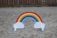 Rainbow show jump fillers - rainbow,