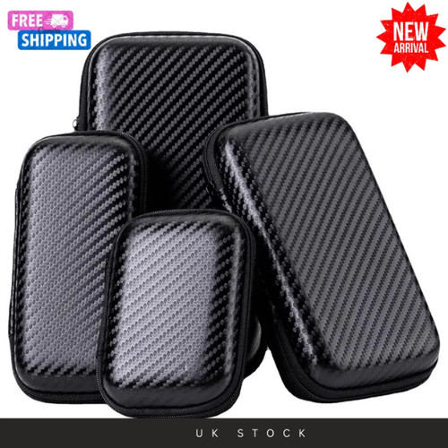 Black eva hard case pouch - eva,
