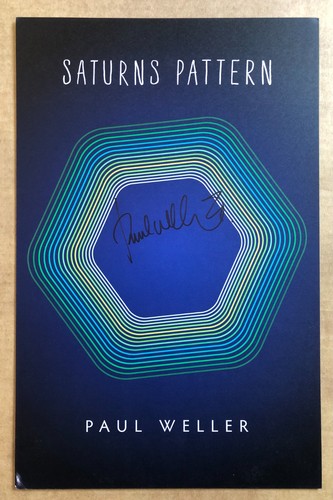 Paul weller signed poster - signed,