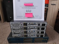 CISCO CCNA LAB KIT – 4x 1841, 2x 3560, WIC-1T, SERIAL CABLES, CONSOLE KIT+ BONUS