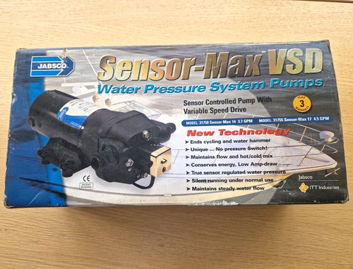 Jabsco sensor max - vsd, water