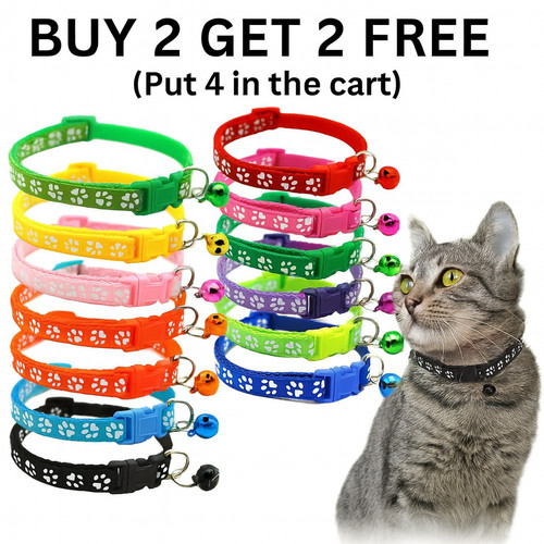 Cat collar reflective - cat,