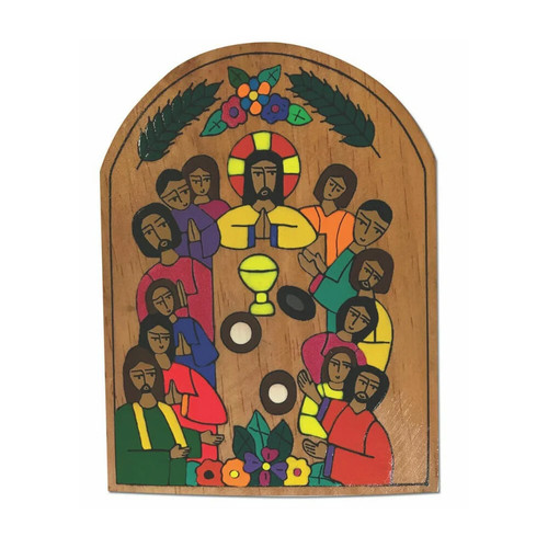 Inch last supper plaque - inch,