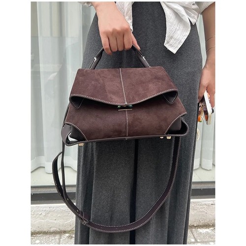 Luxury women suede handbag - luxury,