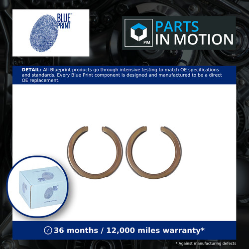 Handbrake shoes set - handbrake, fits