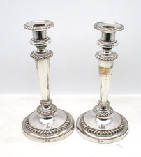 A Pair of Old Sheffield Plated