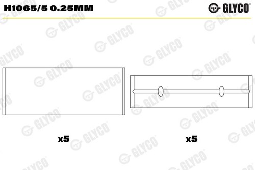 Glyco h1065 25mm - glyco, h1065/5