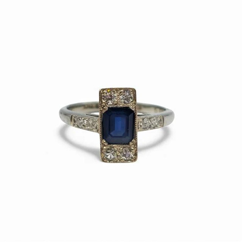 18ct white gold and - , plat