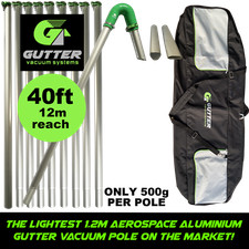 40ft 12m Gutter Vacuum Pole